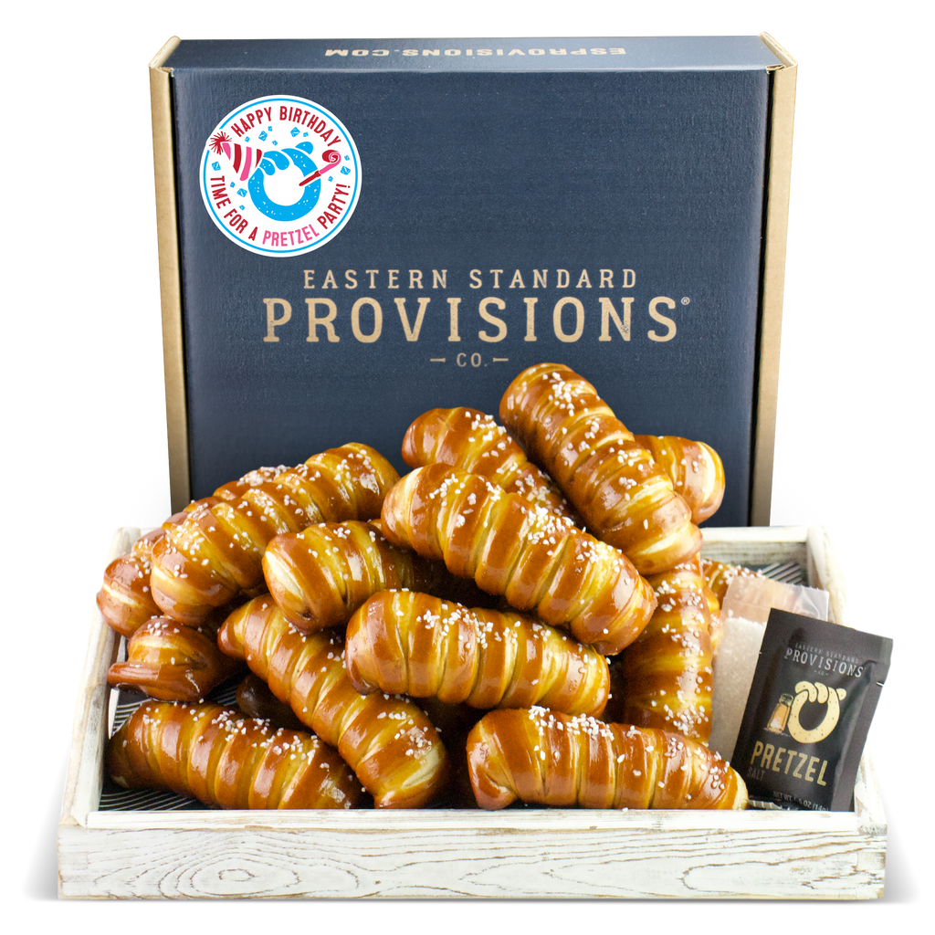 Turnbuckle Soft Pretzel Box - Happy Birthday