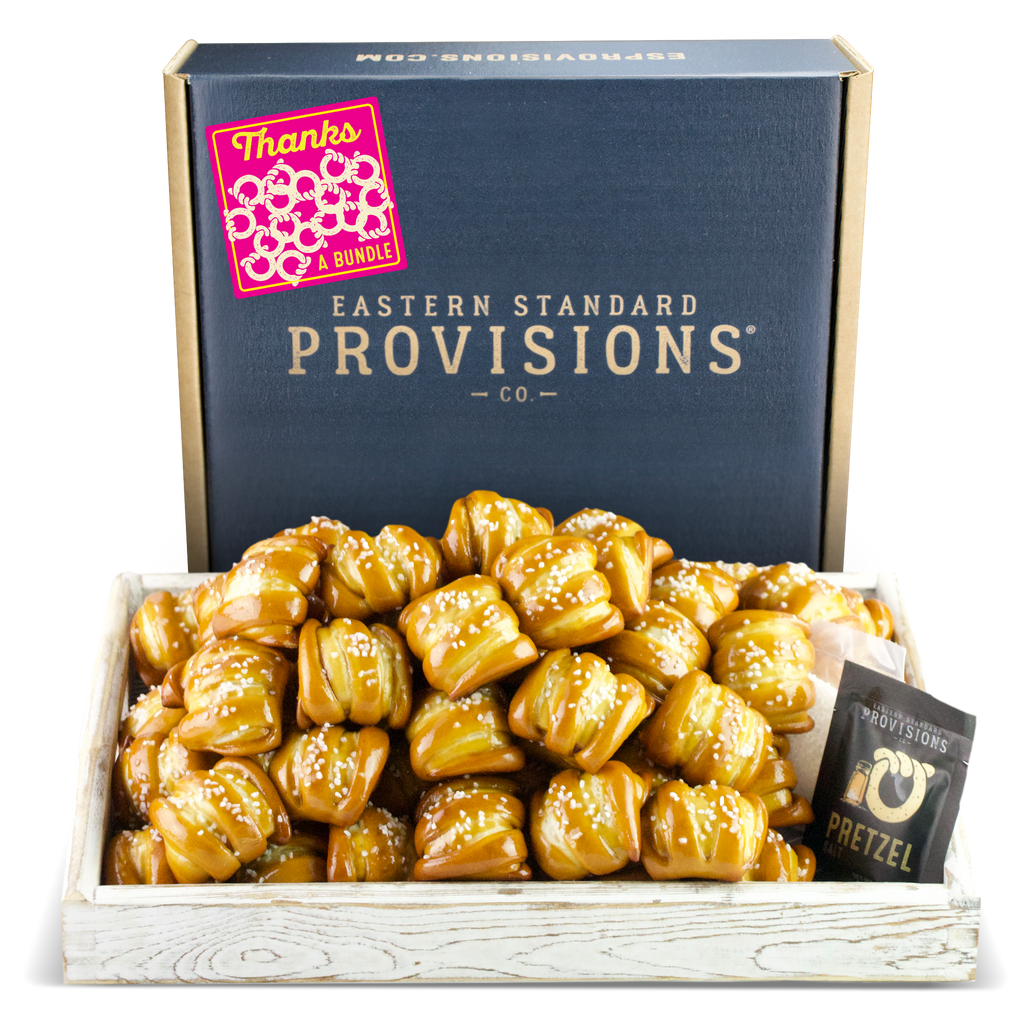 One-Timer Bites Soft Pretzel Box - Thank You