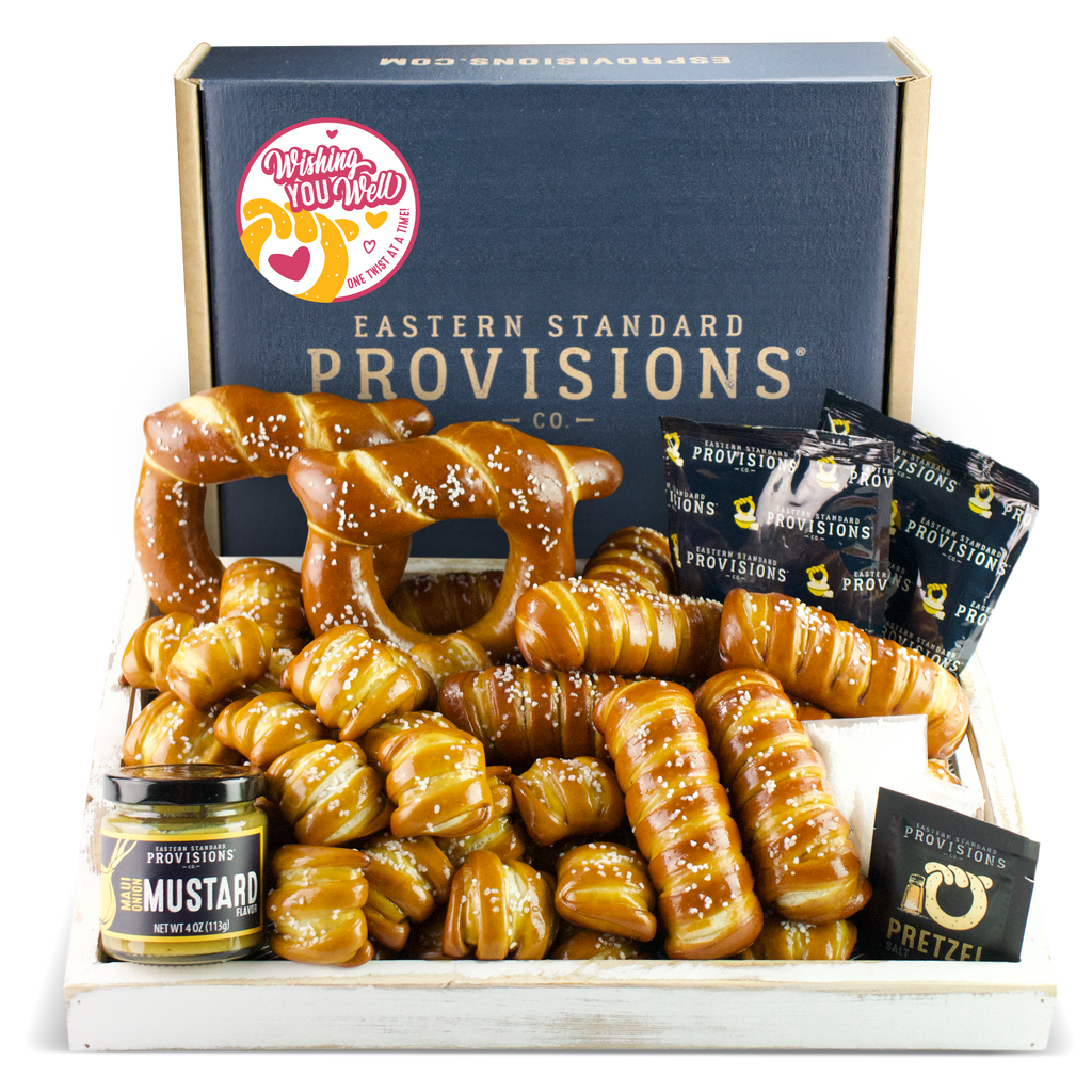Soft Pretzels & Sauces Variety Box - Well Wishes
