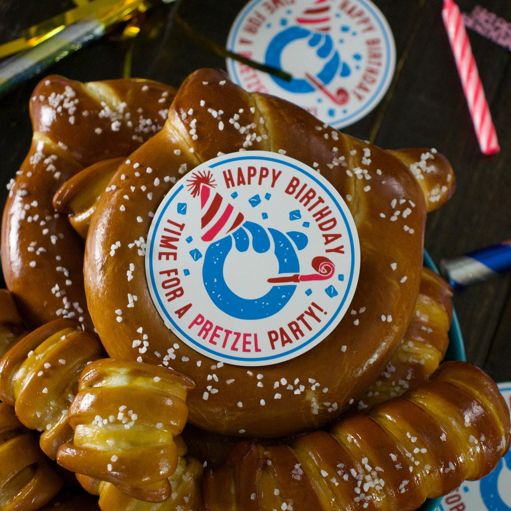 Soft Pretzel & Salts Variety Box - Happy Birthday